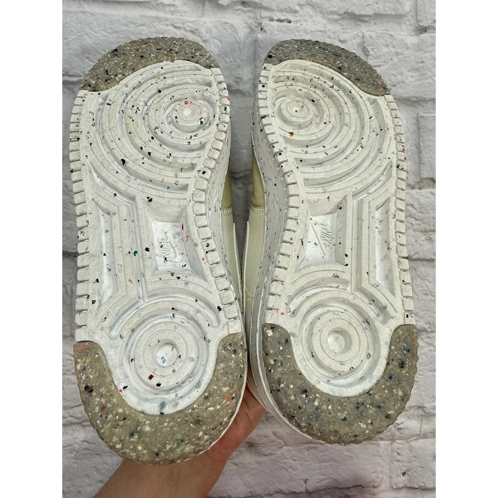 Nike Air Force 1‎ Crater Womens 9 Summit White Excellent CT1986-100 Sneakers